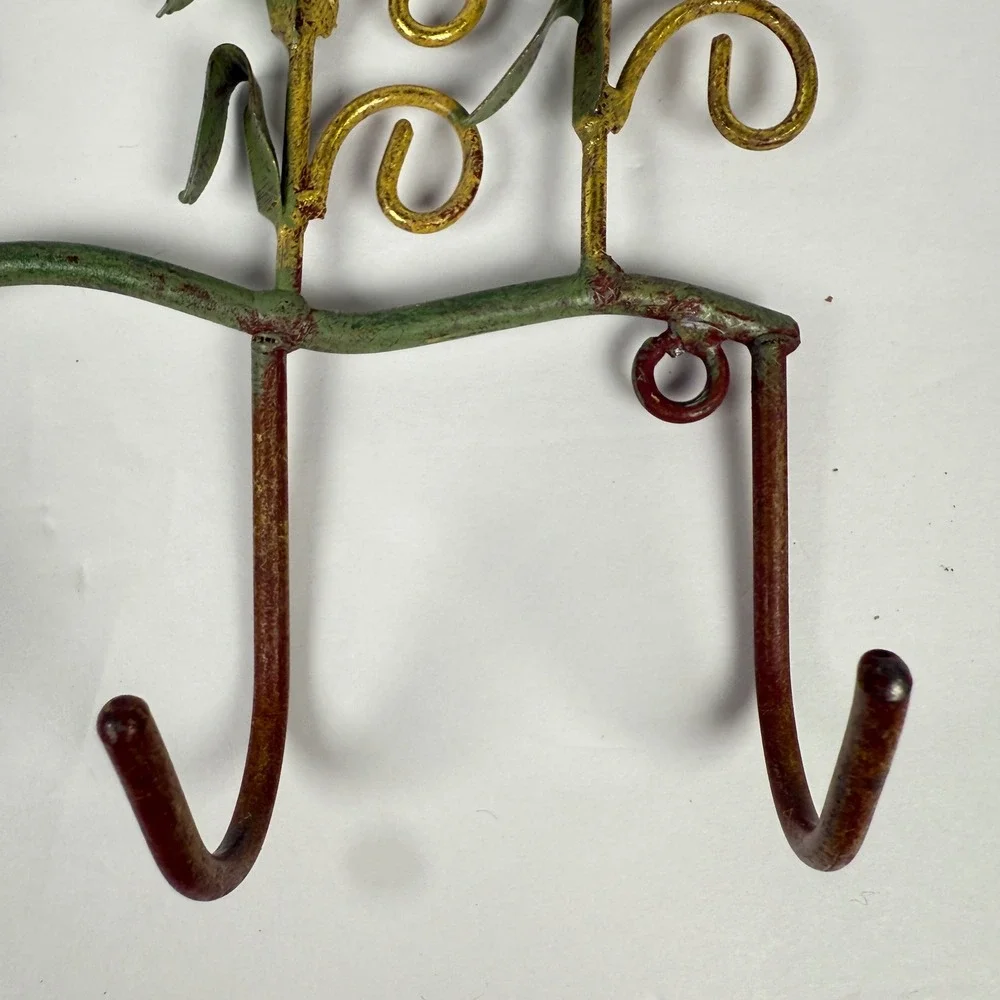 Kokopelli Wall Hooks metal Southwest 2pc Set